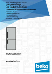 Beko RCNA305K20W Gebrauchsanweisung