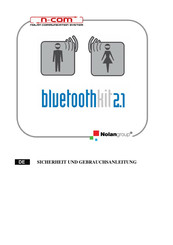 Nolangroup n-com bluetooth kit 2.1 Sicherheit Und Gebrauchsanleitung