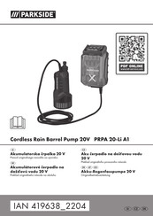Parkside PRPA 20-Li A1 Originalbetriebsanleitung