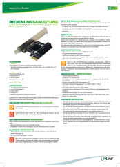 Intos Electronic InLine 99209M Bedienungsanleitung