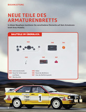 Hachette AUDI RALLYE QUATTRO A2 Bauanleitung