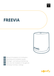 SOMFY FREEVIA LINE Montage- Und Gebrauchsanleitung