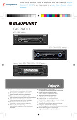 Blaupunkt 470 DAB Serie Bedienung Und Konfiguration