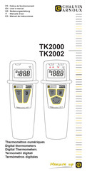 Chauvin Arnoux TK2000 Bedienungsanleitung