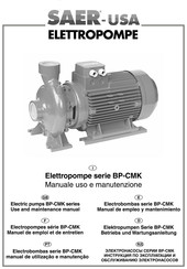 SAER Elettropompe BP 15B Betriebs- Und Wartungsanleitung