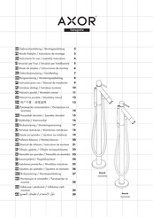 HANSGROHE Axor Starck 10456000 Gebrauchsanleitung, Montageanleitung