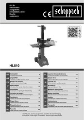 Scheppach HL810 Originalbetriebsanleitung