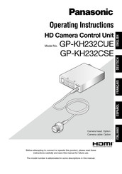 Panasonic GP-KH232CSE Betriebsanleitung