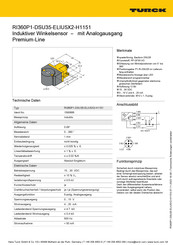 Turck Premium-Line RI360P1-DSU35-ELIU5X2-H1151 Kurzanleitung