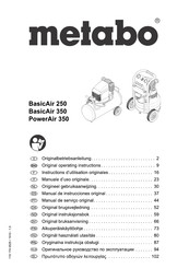 Metabo BasicAir 350 Originalbetriebsanleitung