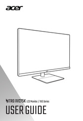 Acer NITRO XV5 Serie Bedienungsanleitung