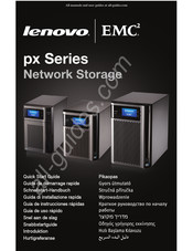 Lenovo EMC2 PX Serie Schnellstart Handbuch