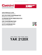 Cattini Oleopneumatica YAK 2120X Bedienungsanleitung