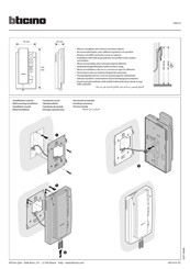Bticino 344272 Bedienungsanleitung
