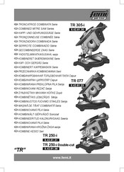 Femi TR 250-i Double-cut Gebrauchs- Und Wartungsanleitung