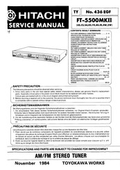 Hitachi FT-5500MKII Service Manual