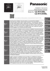 Panasonic CZ-RTC6WBL Bedienungsanleitung