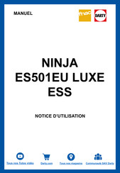 Ninja Luxe Cafe Premier ES501EU LUXE ESS Bedienungsanleitung