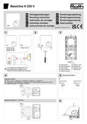 Roth Basicline H 230 V Montageanleitungen