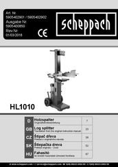 Scheppach 5905402901 Originalbetriebsanleitung