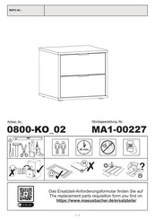 Mäusbacher 0800-KO 02 Montageanleitung