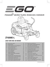 Ego Power+ ZT4200E-L Bedienungsanleitung
