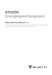 Bluetti EP2000 Benutzerhandbuch
