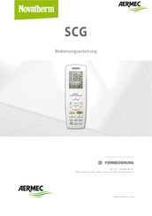 AERMEC Novatherm SCG Bedienungsanleitung