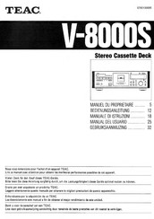 Teac V-8000S Bedienungsanleitung