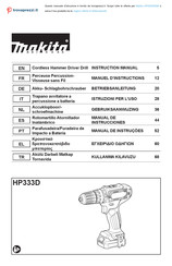 Makita HP333DSAW Betriebsanleitung