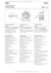Bega 84 861 Gebrauchsanweisung