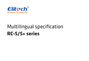 Elitech RC-5+TE Bedienungsanleitung