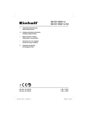 Einhell GE-CH 1855/1 Li Originalbetriebsanleitung
