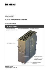 Siemens SIMATIC NET S7-CPs Gerätehandbuch