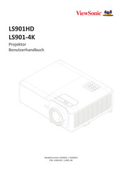 Viewsonic LS901HD Benutzerhandbuch