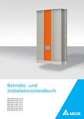 Delta SOLIVIA 20 EU G4 TL Betriebs- Und Installationshandbuch