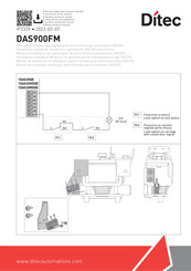 DITEC DAS200 Serie Installations-Handbuch