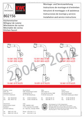KWC 10.041.013 Montage- Und Serviceanleitung