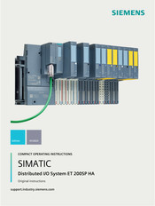 Siemens SIMATIC  ET 200SP HA Kompaktbetriebsanleitung