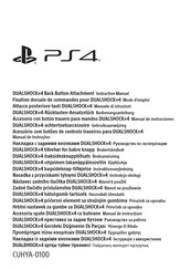Sony PS4 DUALSHOCK CUHYA-0100 Bedienungsanleitung