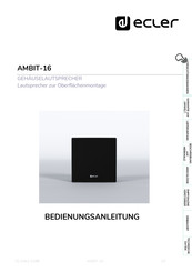 Ecler AMBIT-16 Bedienungsanleitung