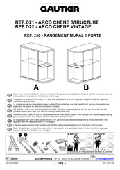 Gautier ARCO CHENE D22 Montageanleitung