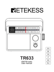 Retekess F9268A@1 Bedienungsanleitung