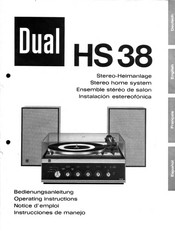 Dual HS 38 Bedienungsanleitung