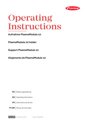 Fronius PlasmaModule 10 Bedienungsanleitung