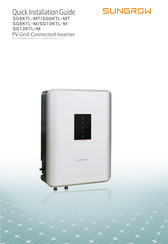 Sungrow SG6KTL-MT Schnellinstallationsanleitung