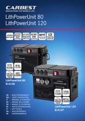Carbest LithPowerUnit 80 Benutzerhandbuch