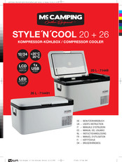 MC CAMPING STYLE'N'COOL 20 Benutzerhandbuch