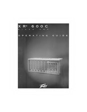 Peavey XR 600C Bedienungsanleitung