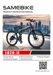 Samebike L026-II Benutzerhandbuch